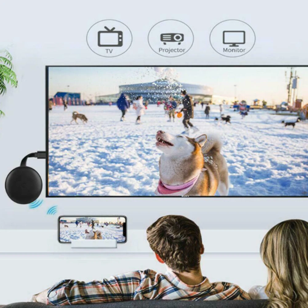 휴대폰 태블릿용 무선 디스플레이 동글 어댑터, G12, 2.4GHz, 5GHz, WiFi, 4K HDMI