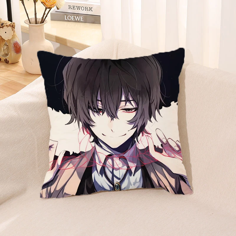 

Pillowcases Nikolai Gogol Bungou Stray Dogs Fall Pillow Cover 40x40 Car Pillows for Office Cushion Covers Square Pillowcase Body