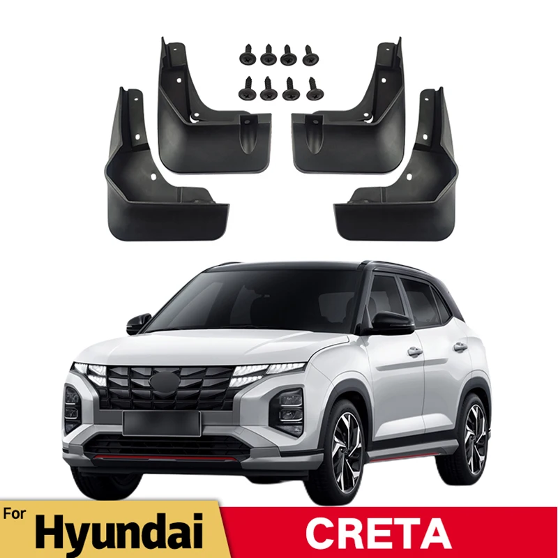 MudFlaps For Hyundai Creta 2021 2022 2023 Mudguards Mud Flaps Splash