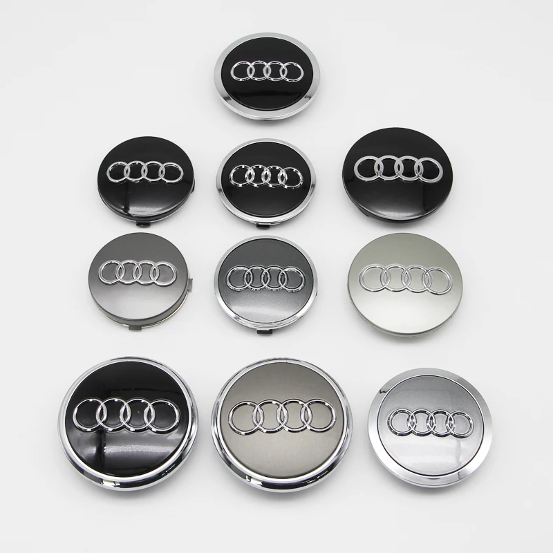 4 Pz 60Mm 61Mm 68Mm 69Mm Car Styling Wheel Center Cap Coprimozzo Badge Per Audi Tt B5 B6 B7 B8 8P 8V 8L C6 C7 4F A1 A3 A5 A6 Q3