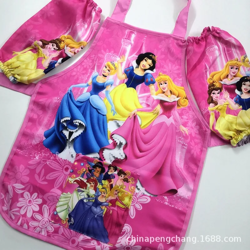 Disney Bibs girls Burp Cloths Frozen Elsa Anna boys hero Paintings Apron Underwear Waterproof Cartoon Kids toy