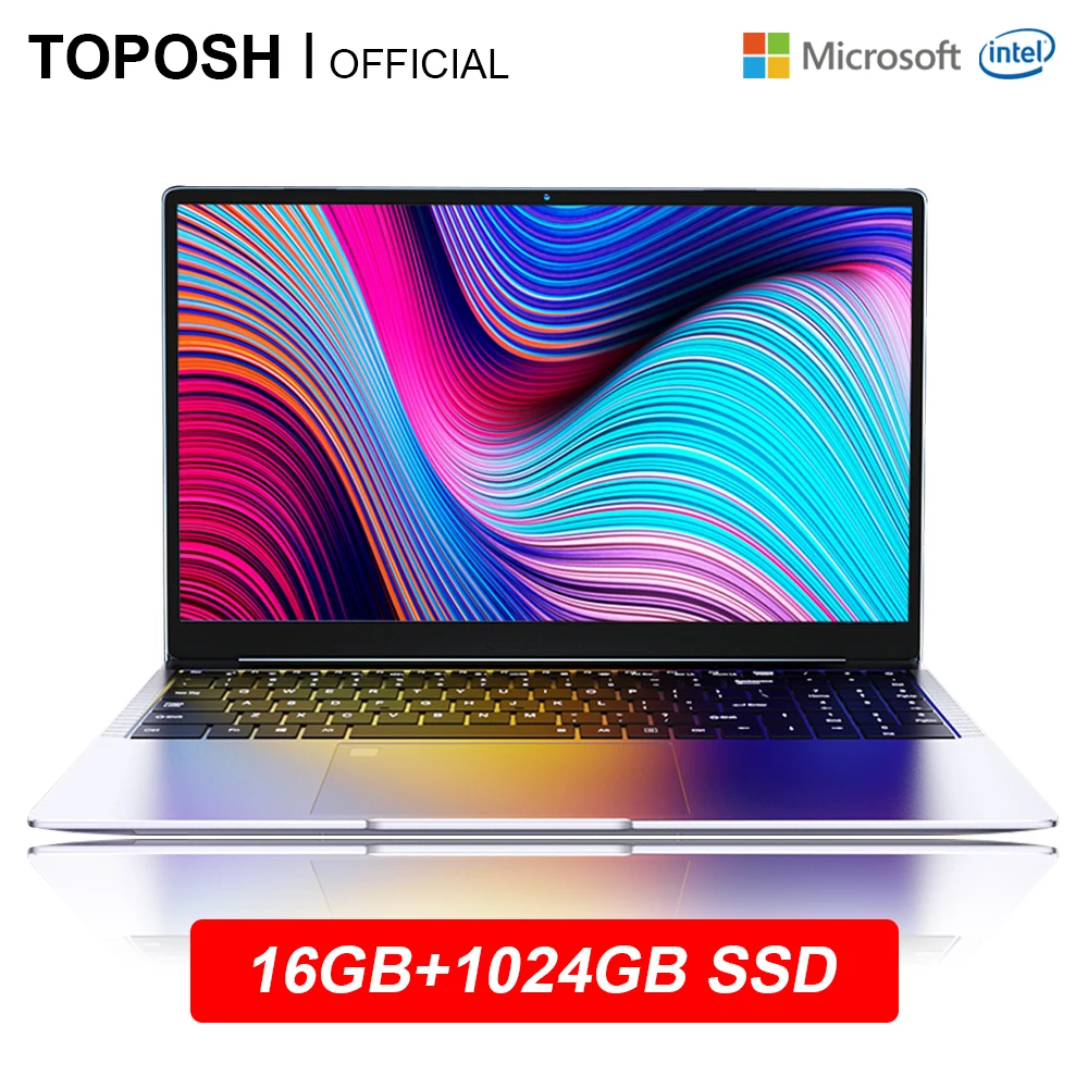 15.6 Inch Laptop Ips Screen Intel N5105 Netbook Business Office 16gb Ram 1024gb Ssd Pc Gamer