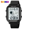 SKMEI Astronaut Creative Electronic Watches for Men Fashion Square Silicone Strap Led Digital Watch Waterproof Male Wristwatch 1