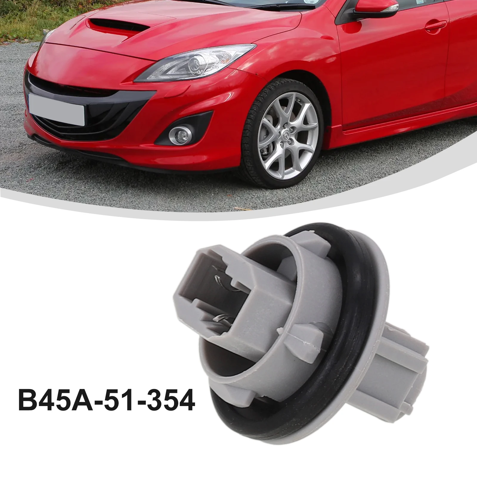 

1pc For Mazda 3 2014-2018 B45A-51-354 Turn Signal Light Socket Automotive Exterior Turn Signal Light Protection Accessories