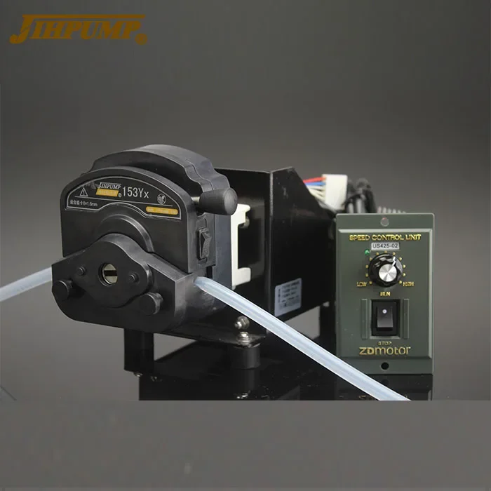 

JIHPUMP 110v 220v 3000ml High Precision Small Mini Micro Easy Load oem Peristaltic Pump Water Liquid Dosing Hose Pumps
