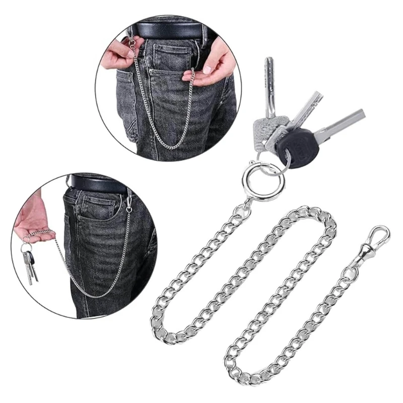 1PCS 36cm Vintage Alloy Pocket Watch Chain For Antique Quartz Women Men watch parts pocket watch chain