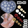 1Pcs 3D Silicone Nail Art Mold Reusable INS Fashion Versatile Camellia Bow Kawaii Butterfly DIY Party Nail Decoration Art 2