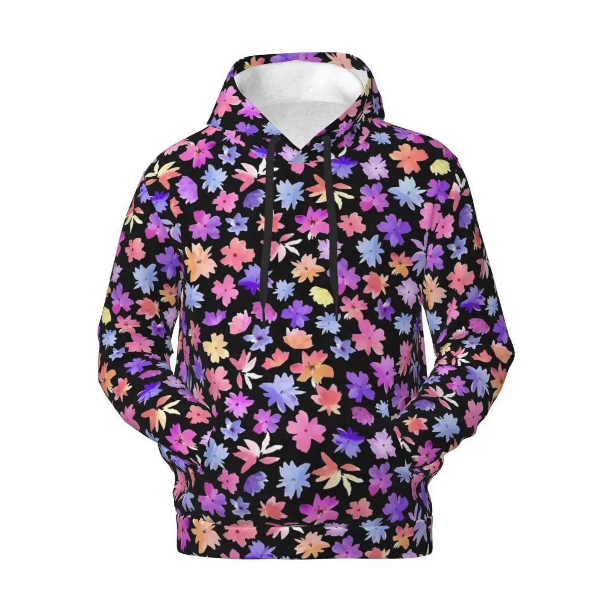

Ditsy Floral Casual Hoodies Men Flower Print Aesthetic Hoodie Autumn Outerwear Custom DIY Sweatshirts Oversized Top