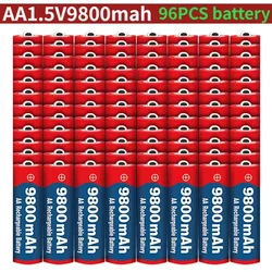 AAbattery New 2023New High Quality 1.5V 9800mAh Rechargeable AA Battery for Computer Clock Radio Video Games Digital Camera