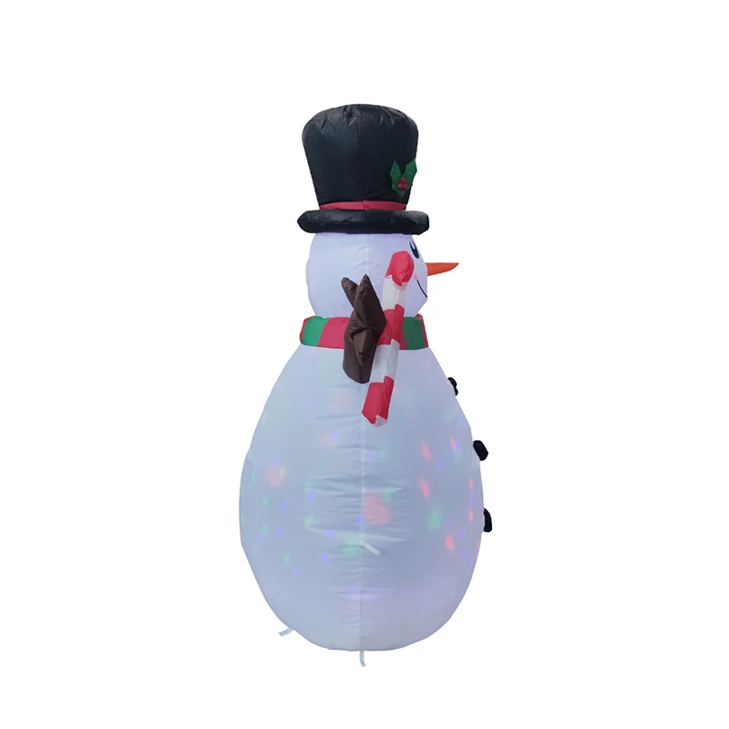 

1.6M Outdoor Inflatable Christmas Decorations Built-in LED Lights Blow Up Decor Built-in LED Lights Inflatable Snowman cute