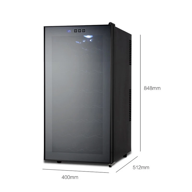 Wine Cooler 78L 32 Bottles Wine Refrigerator Cabinet Fridge Freestanding