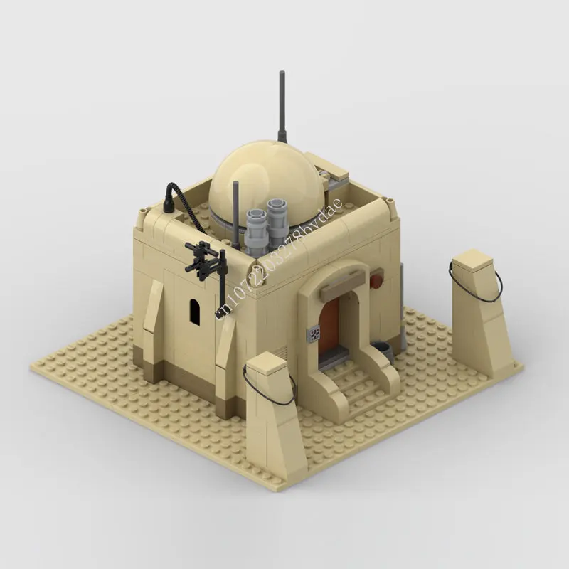 

318PCS MOC Space Battle Tatooine Single House Building Model Building Blocks Technology Bricks DIY Creative Assembly Toys Gifts