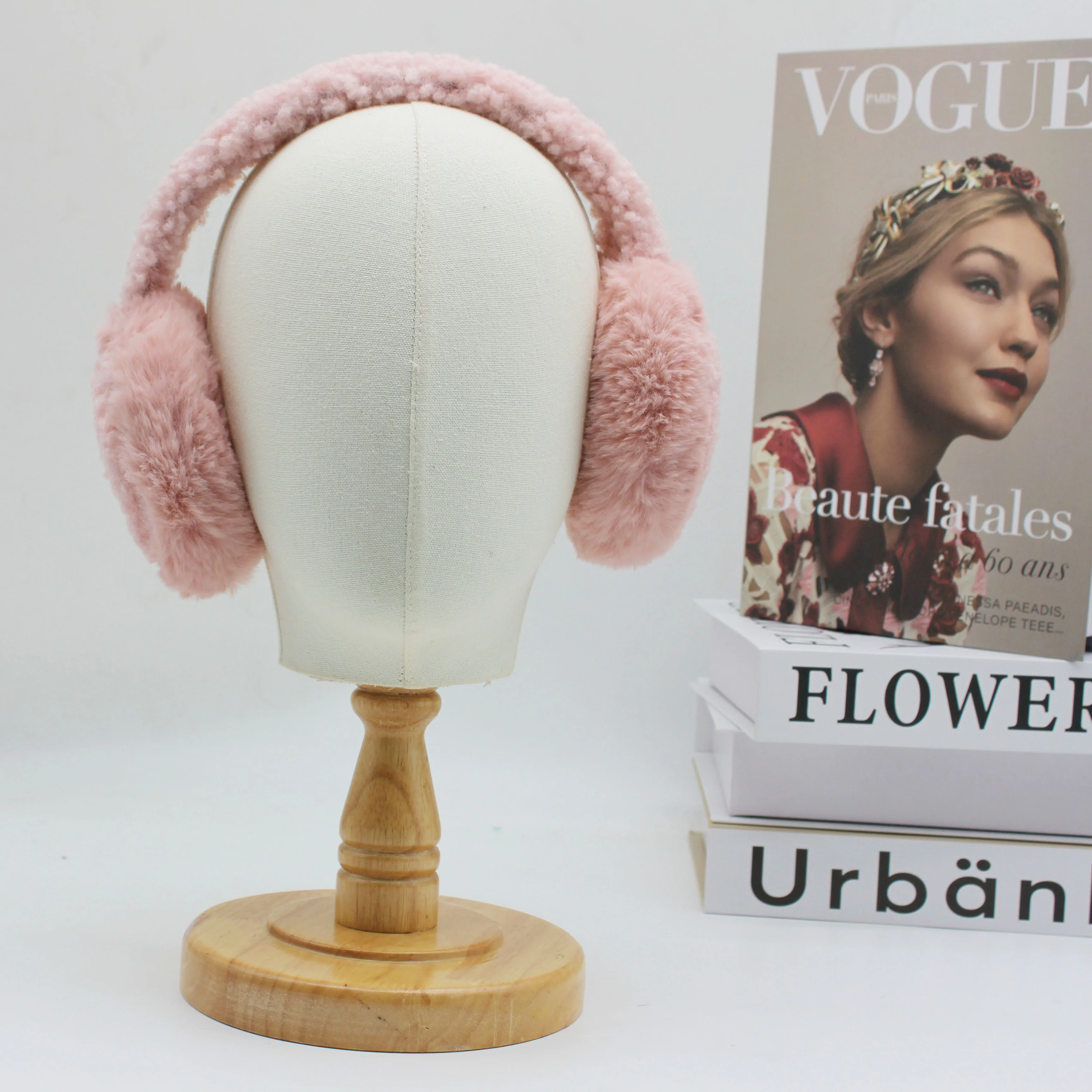Sherpa Rabbit Fur Warm Earmuffs For Women fur earmuffs warm earmuffs