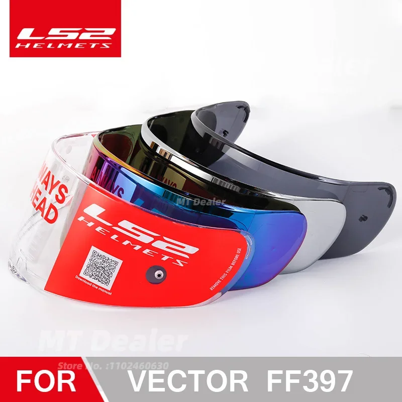 

Original LS2 FF397 FF801 Helmet Visor Clear/dark Smoke/ Silver/rainbow Only for LS2 VECTOR Helmet Model Lens