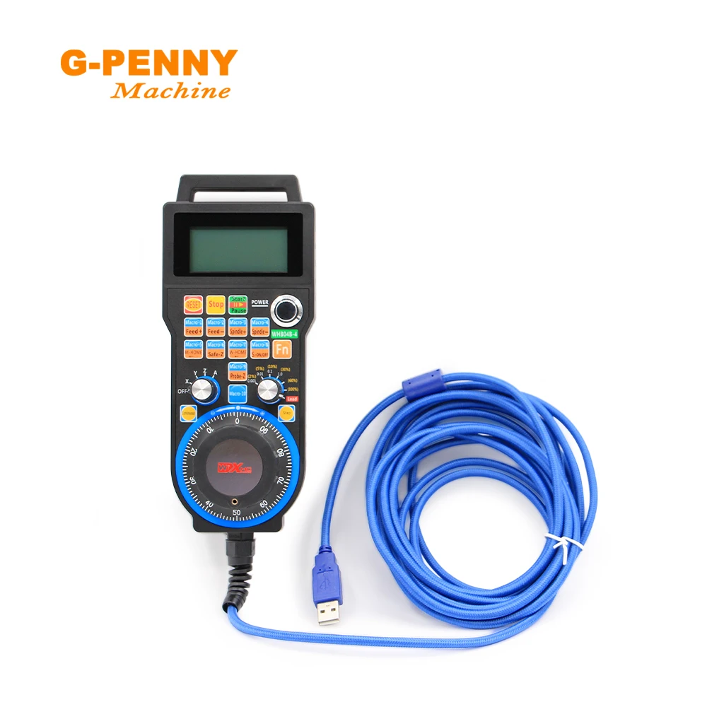Cnc handwheel mpg manual control XHC 4/6Axis Wired Handwheel LHB04B 5V Line driver output