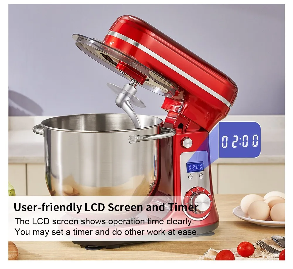 Biolomix 高速スタンドミキサー 6l 卓上  BM601
新品未使用 BioloMix 6L/5L 6-speed Kitchen Food Stand Mixer BM601