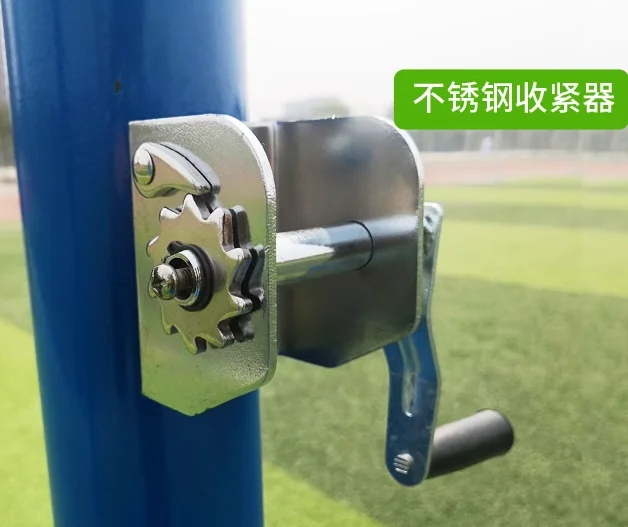 High Quality Steel Inground Adjustable Volleyball Pole Sports Facilities Volleyball Court Equipment for Sale