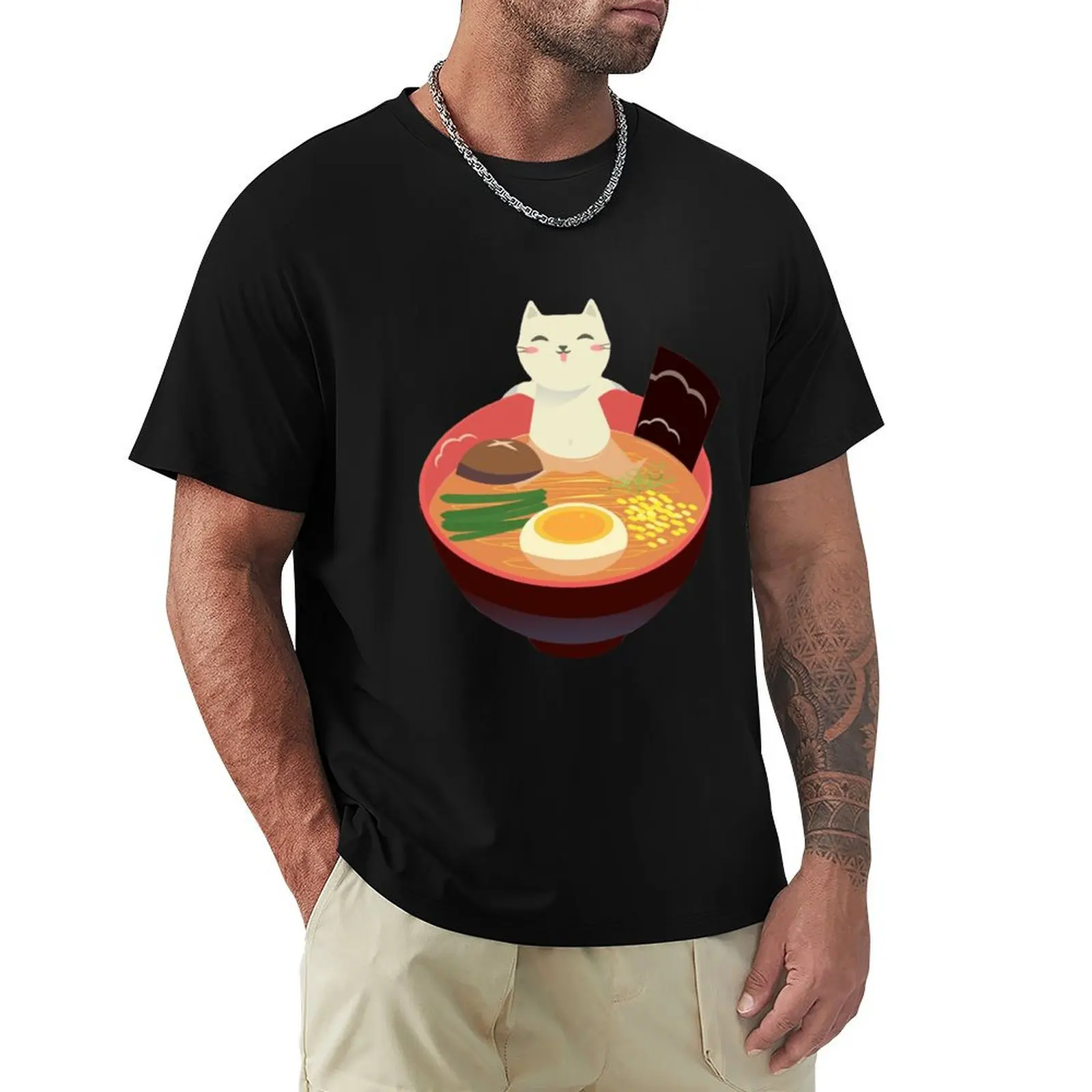 

Kawaii Neko Ramen- Cat Lovers Gift T-Shirt basketball graphic tees new edition fitted t shirts for men
