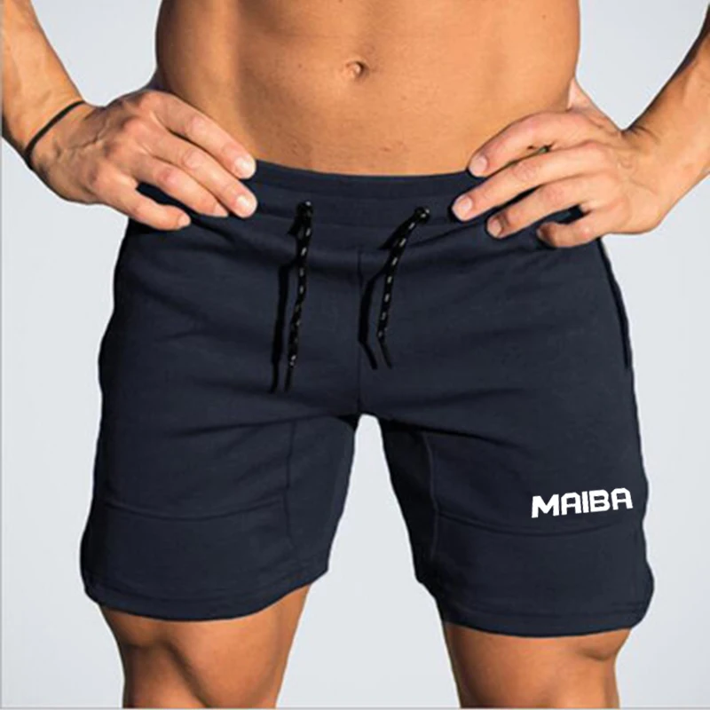 Double Zipper Fitness Shorts Men's New Running Shorts Men's Fitness Training Pants Summer Breathable Quick Drying Beach Shorts 6