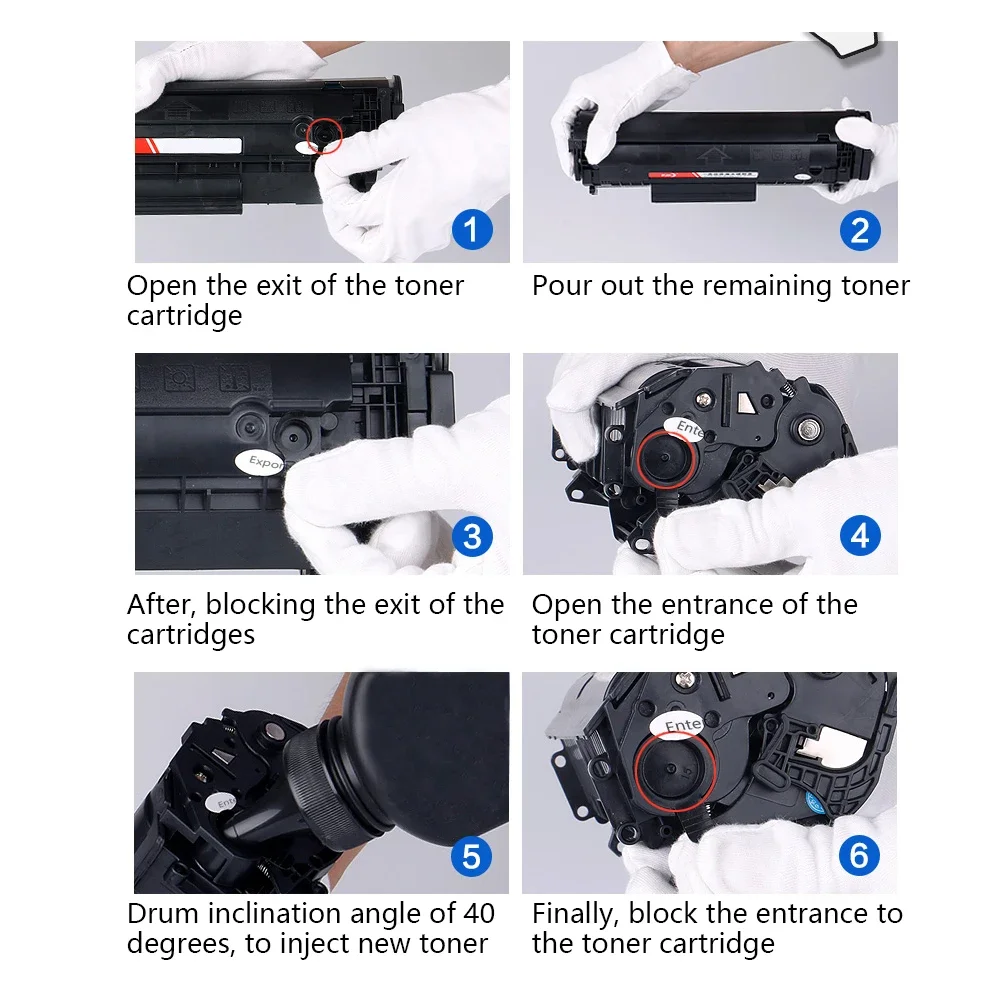 Toner Cartridge Reset Chip and Toner Powder For Ricoh SPC250 SPC 250 SPC250DN SPC250SF SP C250 C250DN C250SF 250 Laser Printer