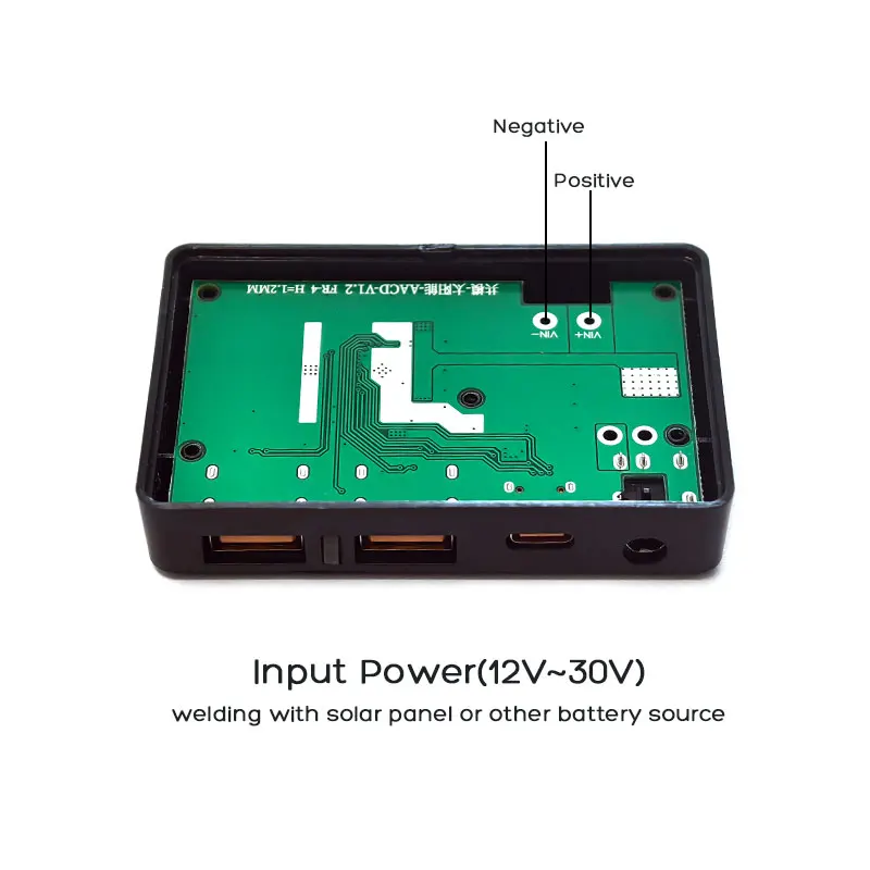 Solar Controller Regulator Voltage Stabilizer Inverter QC 2.0 3.0 Quick Charge Type-C PD DC Output DIY Foldable
