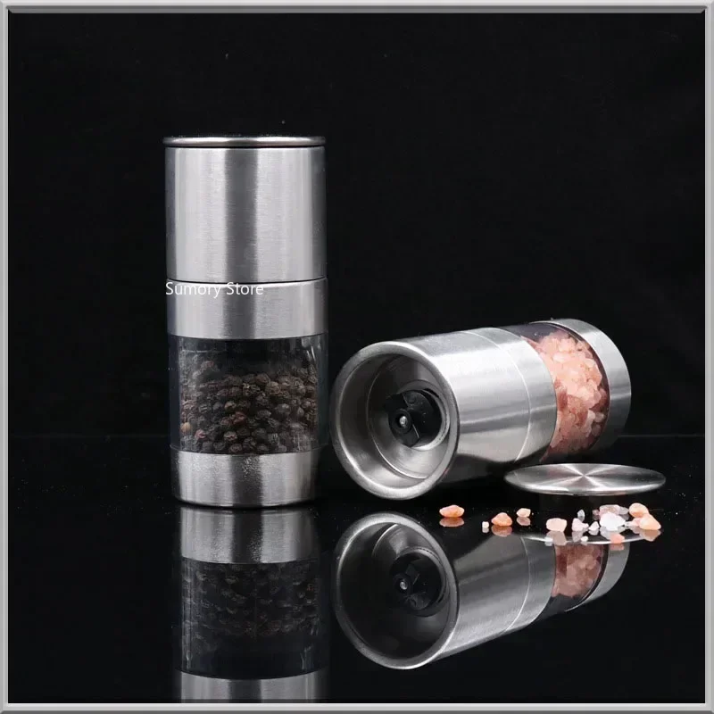 Manual Salt Pepper Grinder Stainless Steel for Kitchen