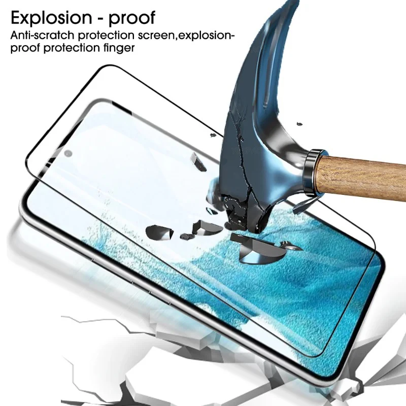Premium Fingerprint Unlocking Tempered Glass Screen Protector - 2 Pack
