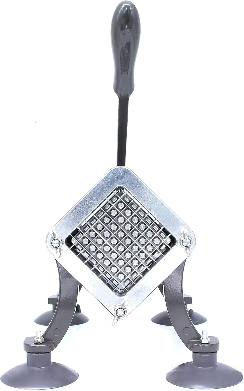 Fry Cutter Commercial Potato Slicer with Suction Feet Complete Set, Includes 1/4", 3/8",1/2", Gray 4