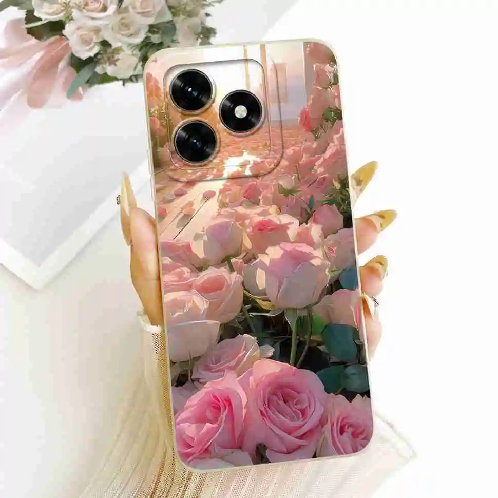Lovely Sweet Rabbit Panda Soft Silicone Phone Case - Shockproof Bumper Cover