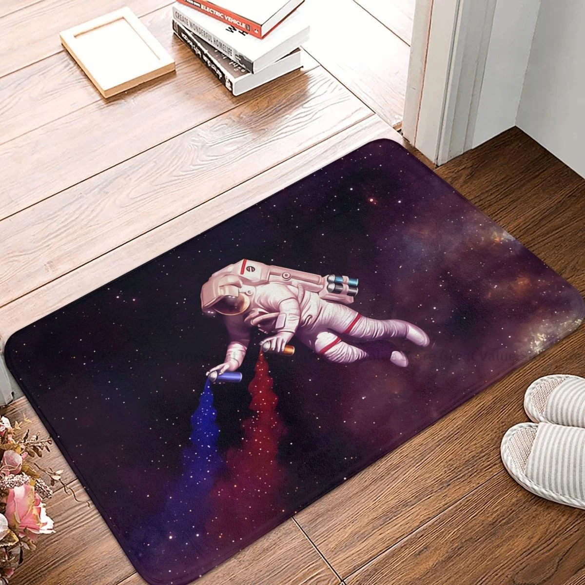 Dead Space Game Bath Tappeto Antiscivolo Stelle Cadenti The Astronaut Artist Bedroom Mat Welcome Zerbino Floor Decor Rug