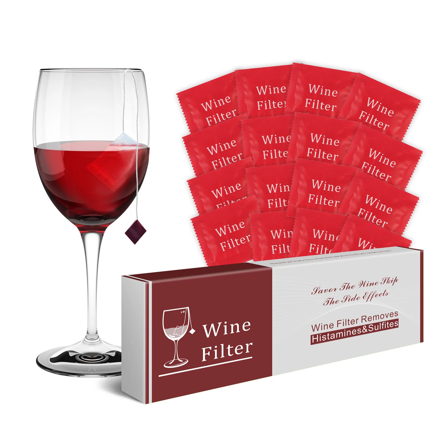 Wine Sulfite Filter To Remove Sulfite And Histamine, Eliminate
