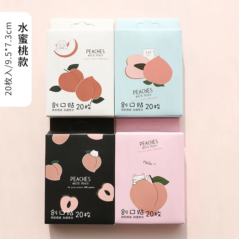 20pcs/box Waterproof Bandages First Aid Hemostasis Band Aid Stickers Cute Cartoon Funny Anime Plaster Wound Emergency Kit first aid kit wound bandage medical wound dressing tattoo adhesive bandages
