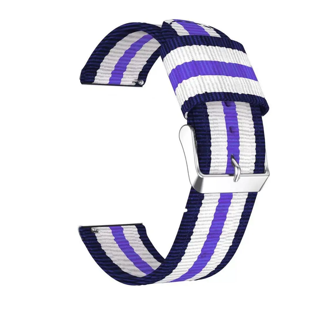 Canvas Nylon Bracelet - 20mm/22mm – Durable Wristband