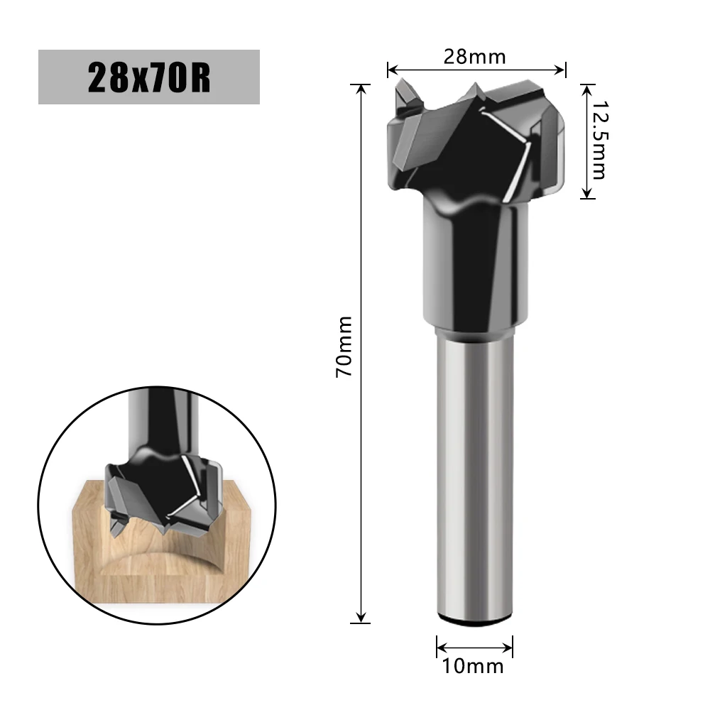 10mm Tungsten Steel 3-in-1 Woodworking Drill Bit Opener