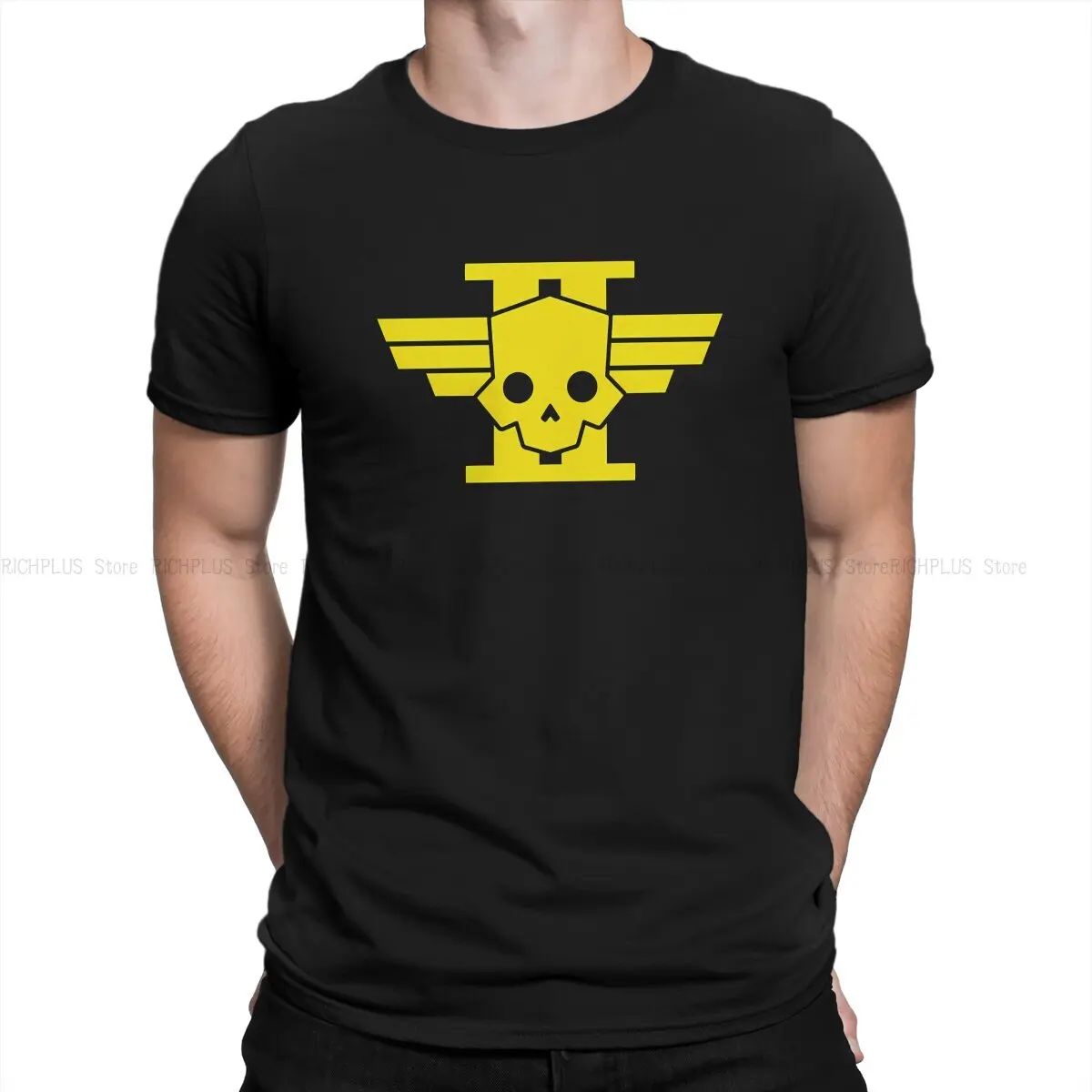 Icon Tshirt Per Uomo Helldivers Abbigliamento Stile Maglietta In Poliestere Morbida