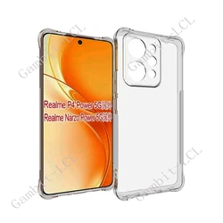 Enhanced Shockproof Anti - Falling Soft TPU Case - 6.8 for Realme Narzo Power (Clear)