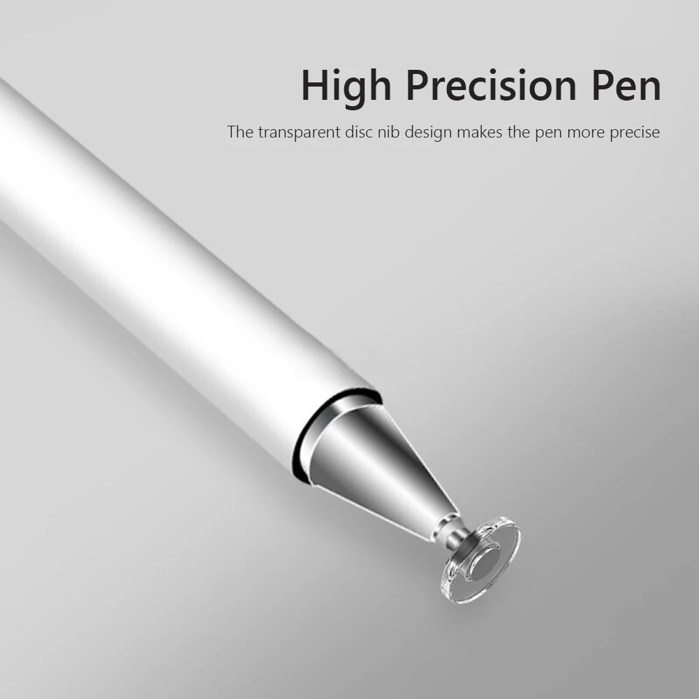 12 Pieces Stylus Replacement Tips Universal Replaceable Stylus Pen Disc Tips Round Shape for Capacitive Touch Screen