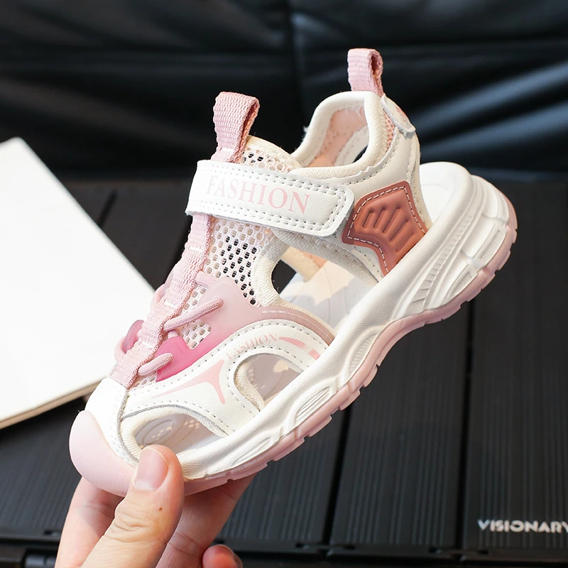 Summer Children Sport Sandals Toddler Boys Gilrs Beach Shoes Kids Infant Closed Toe Casual Sandalias 6-12Y Designer Sandals