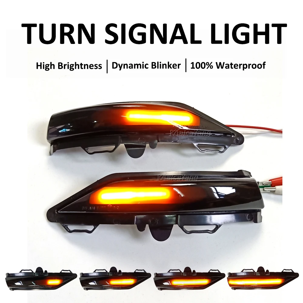 Sequential Flashing Lamp Dynamic Blinker For Ford Fiesta ST Line MK8