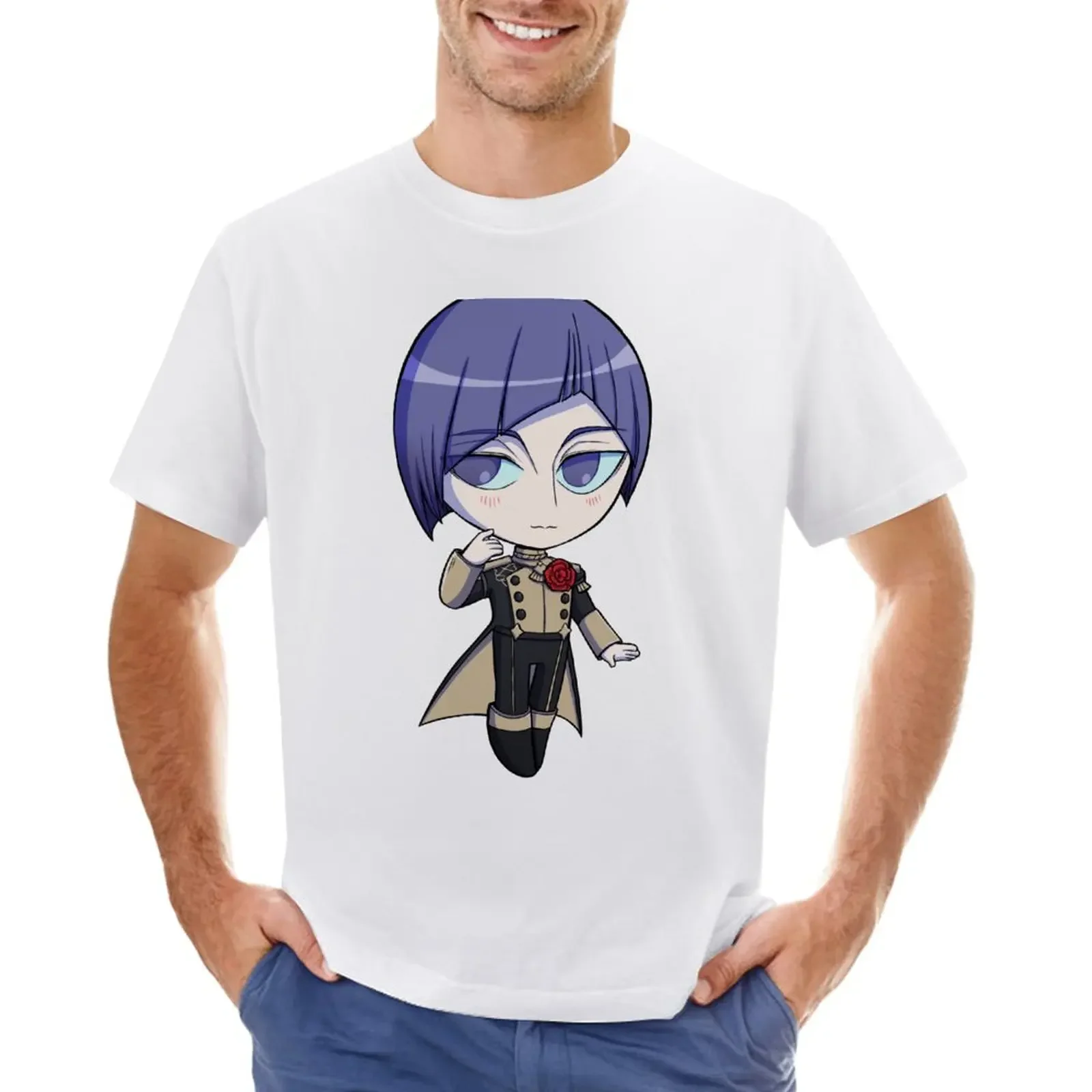 Lorenz - Fire Emblem Three Houses - Chibi Cutie T-Shirt Hippie Clothes Anime Clothes Camicetta Maglietta Da Uomo
