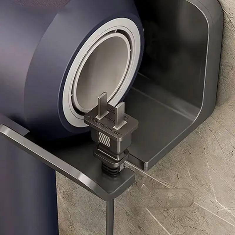 Support Lisseur Cheveux Support Mural Pour Sèche-cheveux, Fer à Lisser Et, En Porte Seche Cheveux Et Lisseur