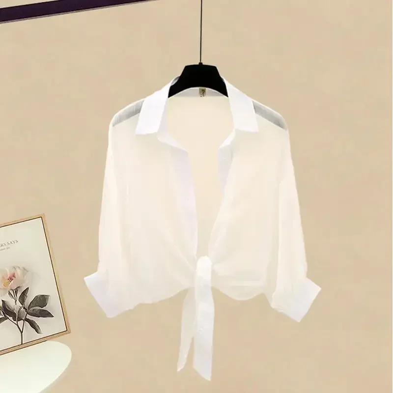 

Летний женский костюм, новинка 2022 года, солнцезащитное платье в западном стиле для снижения возраста, платье на бретельках, женский костюм из двух предметов с юбкой