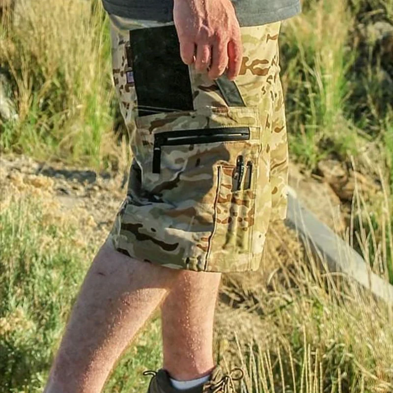 Men's Summer Military Tactical Shorts Special Forces Wear-resistant Training Pants Men's Outdoor Mountaineering Five-point Pants