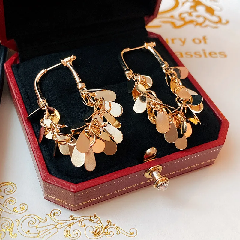 Pendientes Colgantes Largos Estilo Bizantino Para Mujer, Aleación De Zinc Con Piedras De Colores, Camafeo Y Flores, Joyas Románticas Y Llamativas Para Regalo