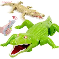 Simulation Infrared Remote Control Crocodile Electronic Animal Toys Entertainment RC Crocodile Child Gifts AC180 2