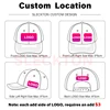 SLECKTON Custom Logo Baseball Cap for Men Design Logo Embroidery Print Trucker Hat Fashion Hiphop Hat Snapback Cap Wholesale 3