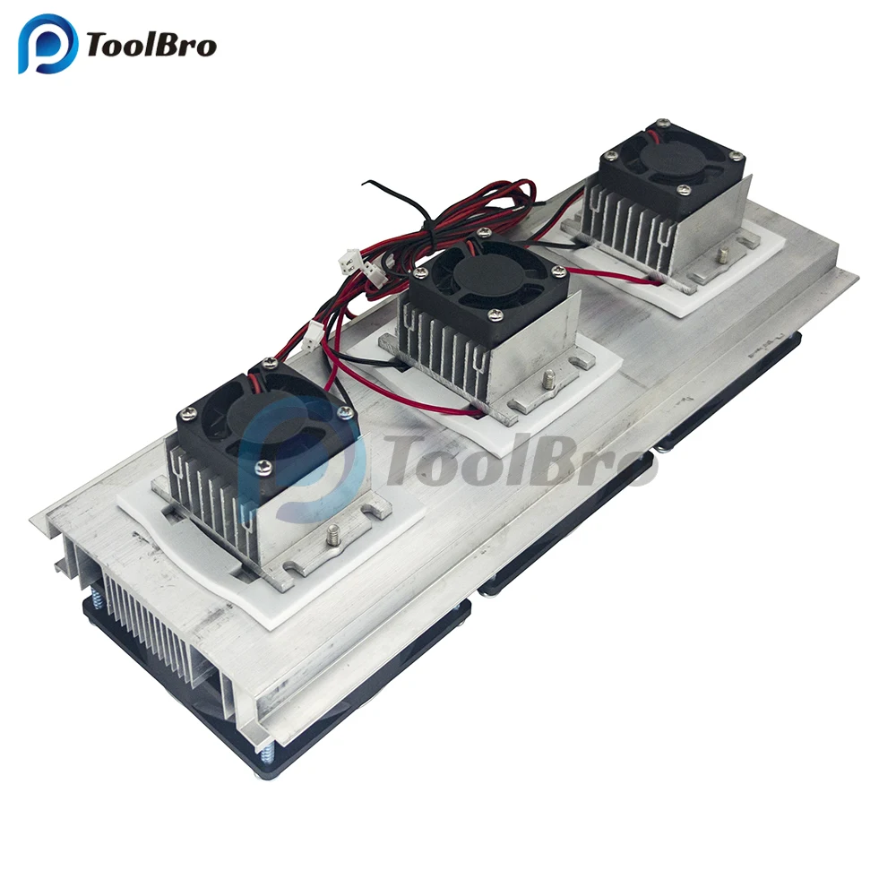 180W 15A Peltier Cooler Semiconductor เครื่องทําความเย็นระบบทําความเย็น Air Conditioner Water Cooling เครื่องปรับอากาศสําหรับถังปลา 1