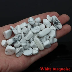 Natural Stone Crystal Chips for Healing and Home Decor (White turquoise)