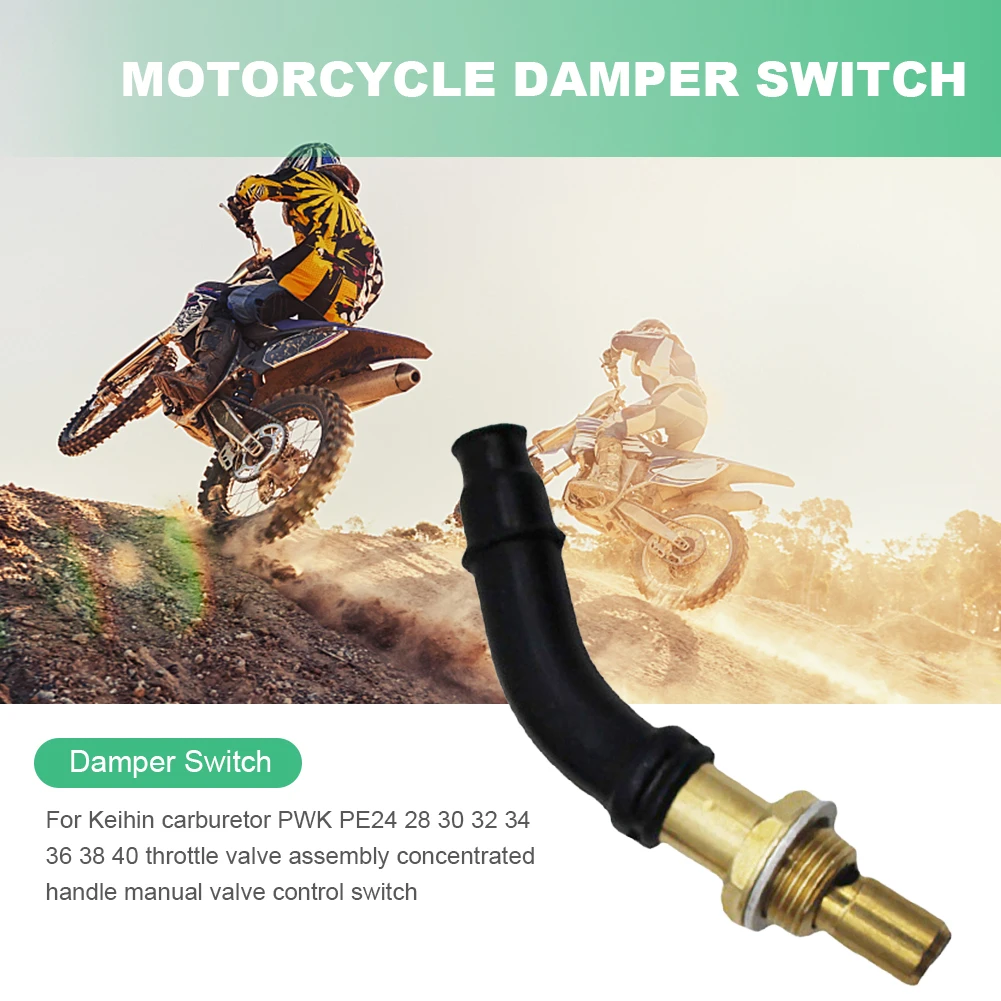 Hot Start Kit For KEIHIN Carburetors with PWK PE24 28 30 32 34 36 38 40 Throttle Valve Assembly Manual Valve Control Switch