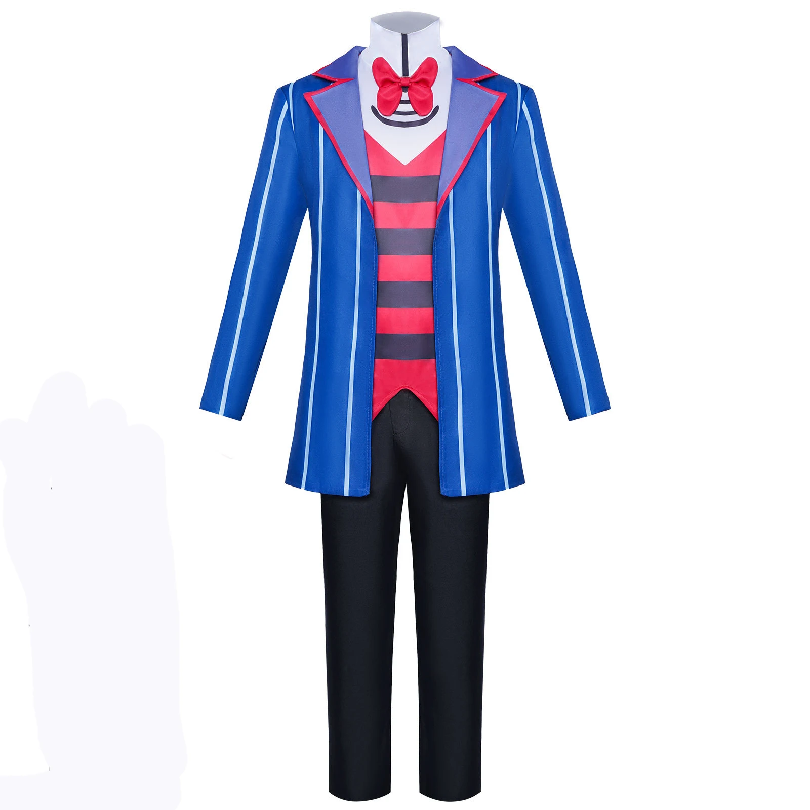 Hazbin Hotel Vox Red and Black Suit Cosplay Costume